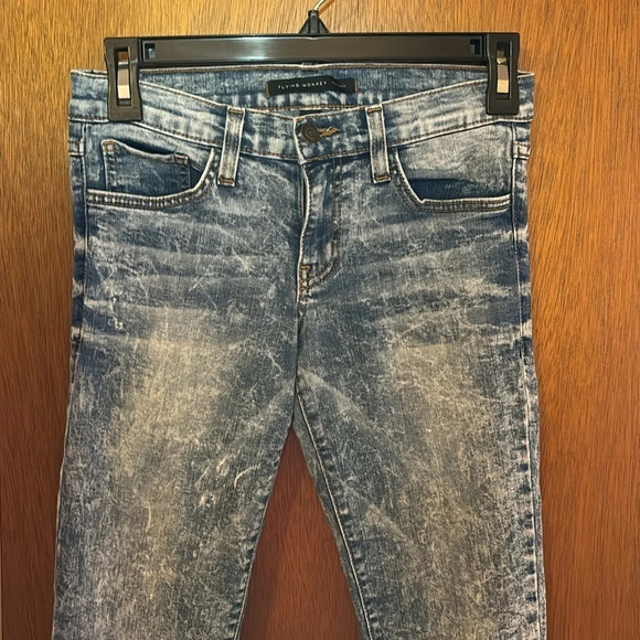Flying Monkey Platinum Buckle Jeans Size 26 - Picture 3 of 8
